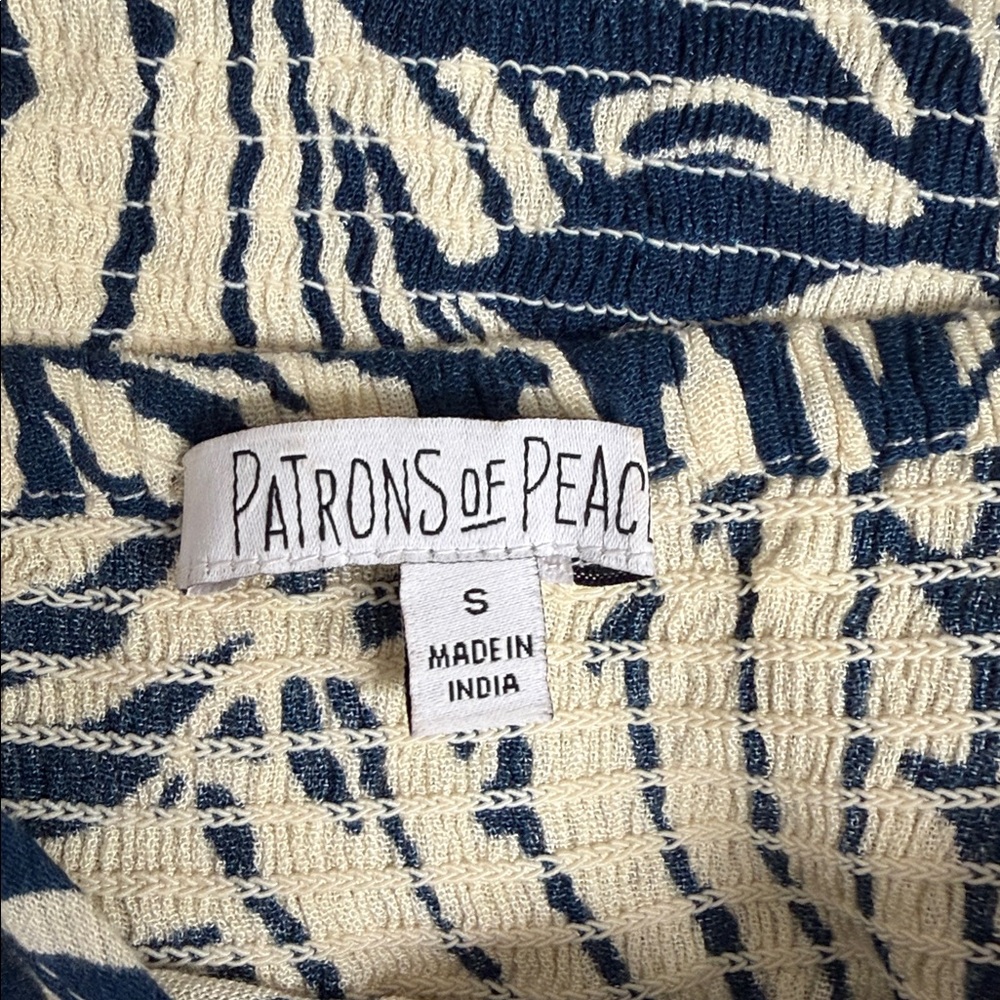 Patrons Of Peace Cropped Tank Top Blouse - Picture 4 of 6